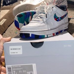 Air Force 1 melted crayons